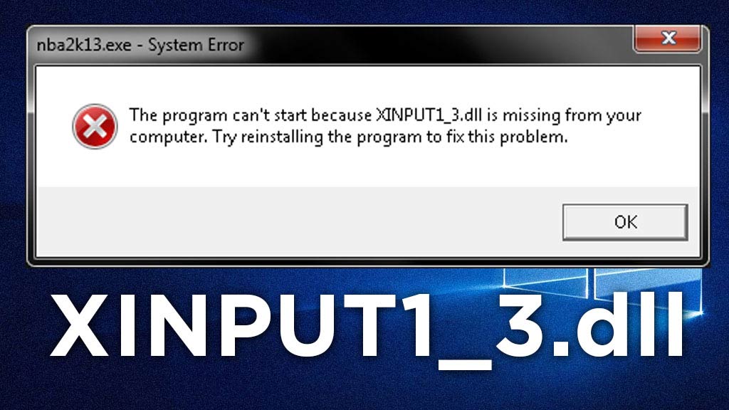 Cara Memperbaiki xinput1_3.dll missing atau error PES & FIFA Yasir252