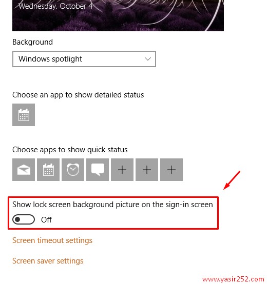 Login Screen Windows 10
