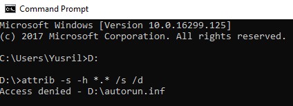 Cara Atasi Virus Shortcut di Flashdisk
