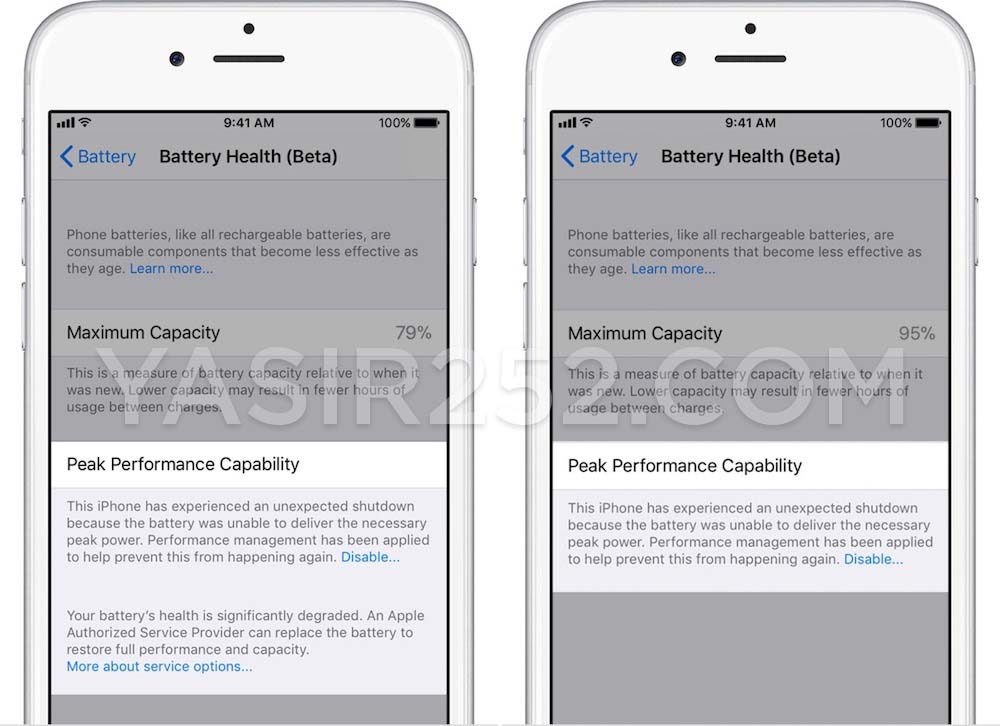 Fitur Terbaru iOS 11 Kondisi Batere iPhone iPad