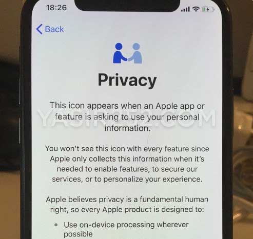 Fitur Terbaru iOS 11 Privacy Screen Setting