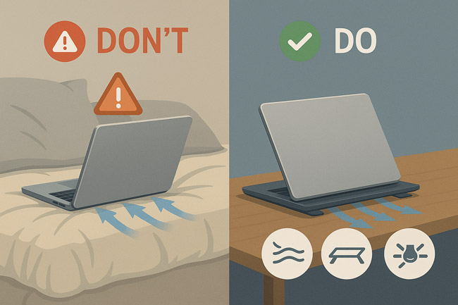 Laptop Cepat Panas Jika Main Dikasur