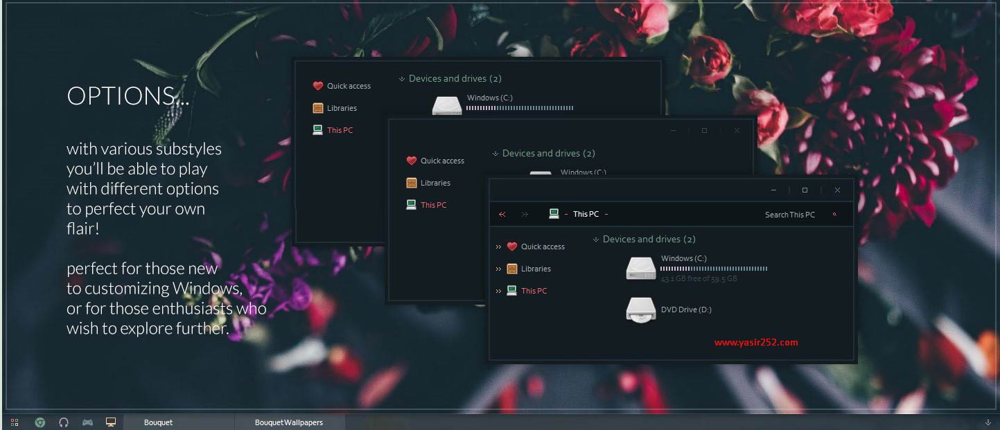 Bouquet Windows 10 Theme