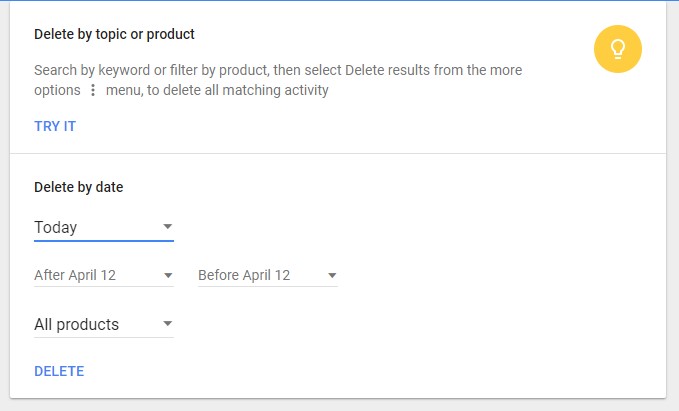 hapus riwayat penelusuran google chrome