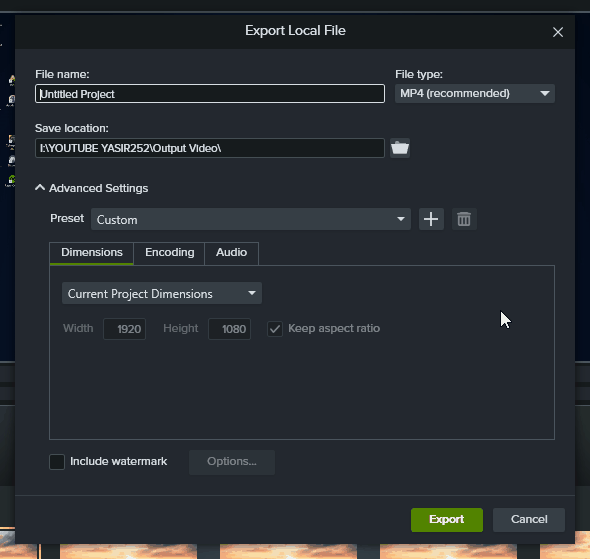Camtasia 2025 Recording Panel 3