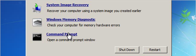 Cara membuka password windows 7