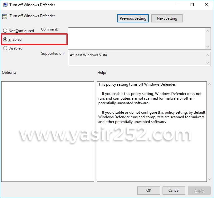 Disable Windows Defender Lewat Group Policy Editor Cara Menonaktifkan Windows Defender Lewat Group Policy Editor