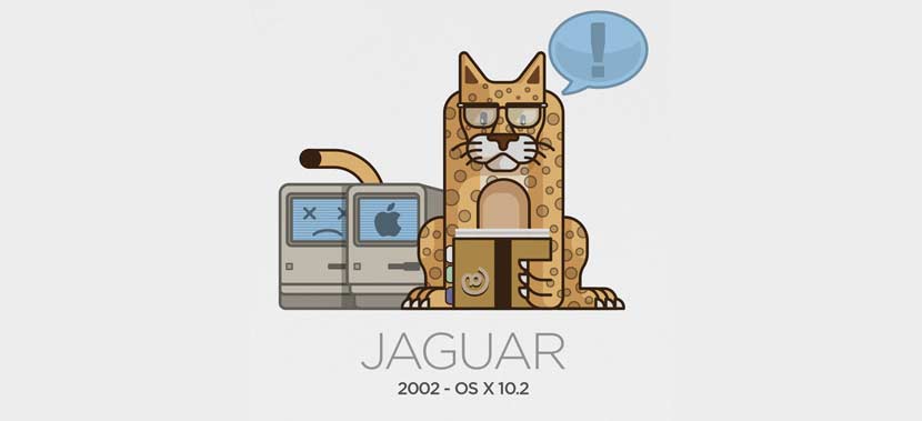 Mac OSX Jaguar Tahun 2002 Versi 10.2