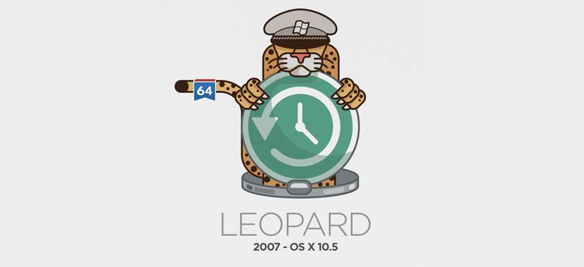 Versi Mac OSX Leopard 10.5 Tahun 2007
