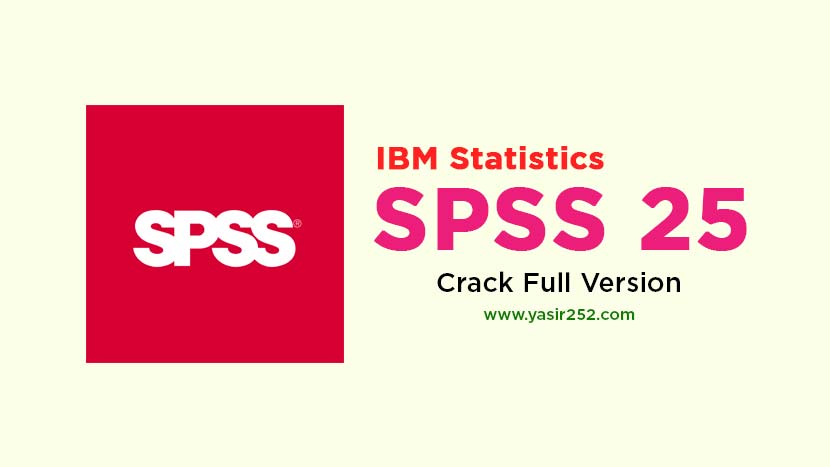 SPSS 25 Download Full Version Free