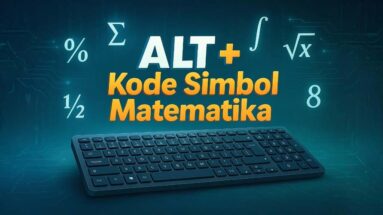 Cara Mengetik Simbol Matematika Dengan Alt Dan Numpad