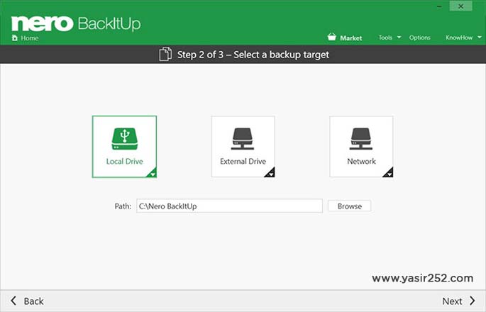 Software Nero BackItUp Crack