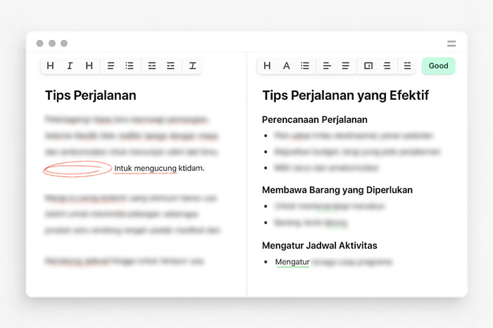 Mengedit struktur artikel jadul