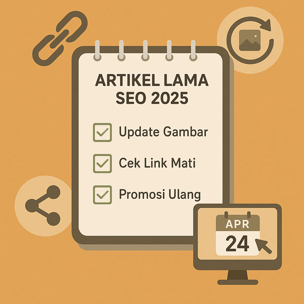 List Optimasi dan update artikel jadul untuk boost seo website