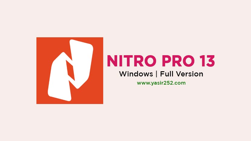 Nitro Pro 13 Free Download Full 64 Bit Crack