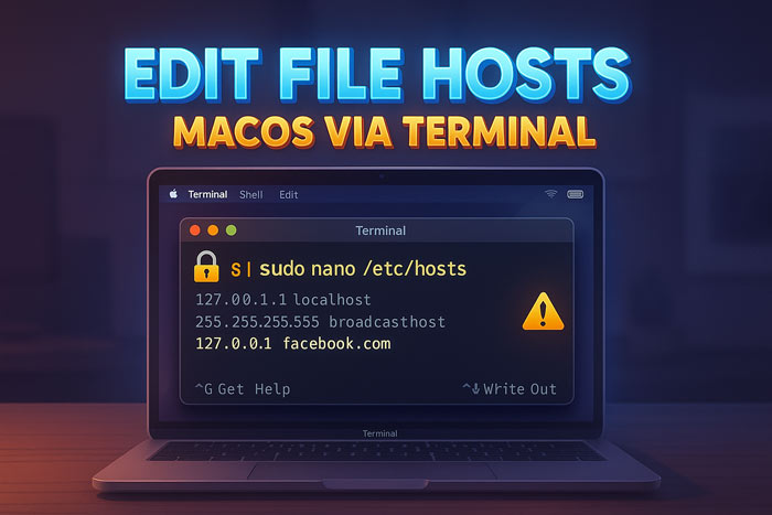 Cara Edit File Host Mac Dengan Terminal
