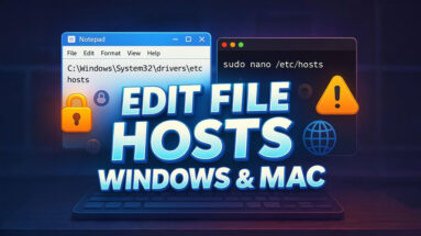Cara Edit File Hosts Windows dan MacOS (Update 2025)