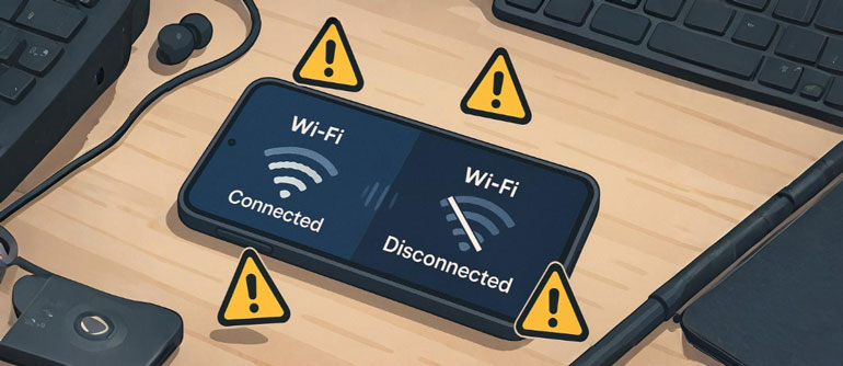 Memperbaiki WiFi smartphone yang tidak menyala, solusi reset atau update sistem.