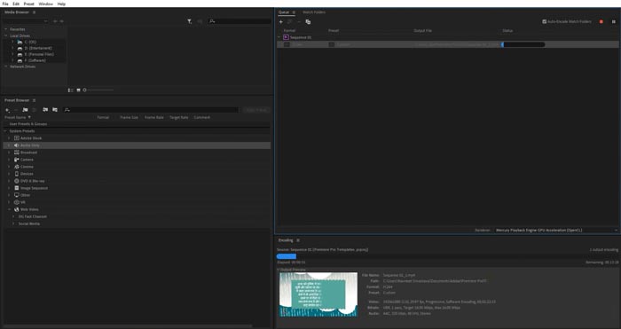 Adobe Media Encoder 2021 Free Download Full Version