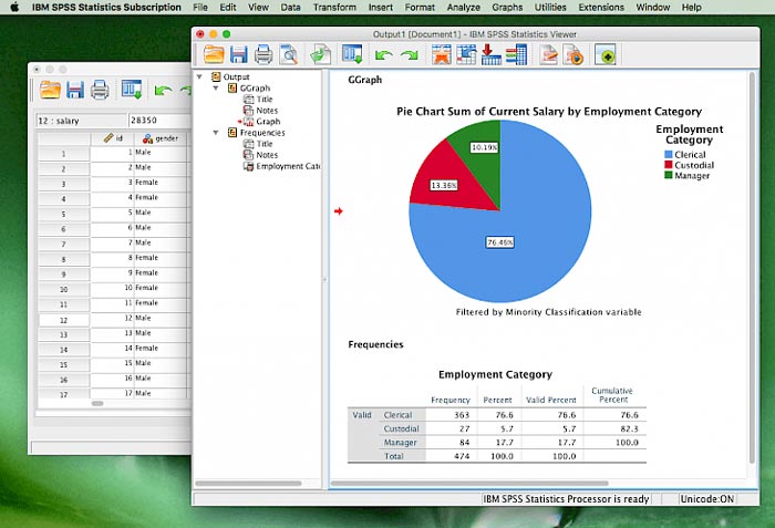 Tampilan antarmuka SPSS 26 Full Crack untuk Mac yang user-friendly