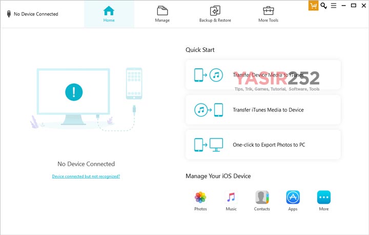 Tenorshare iCareFone Free Download Full Version with Crack