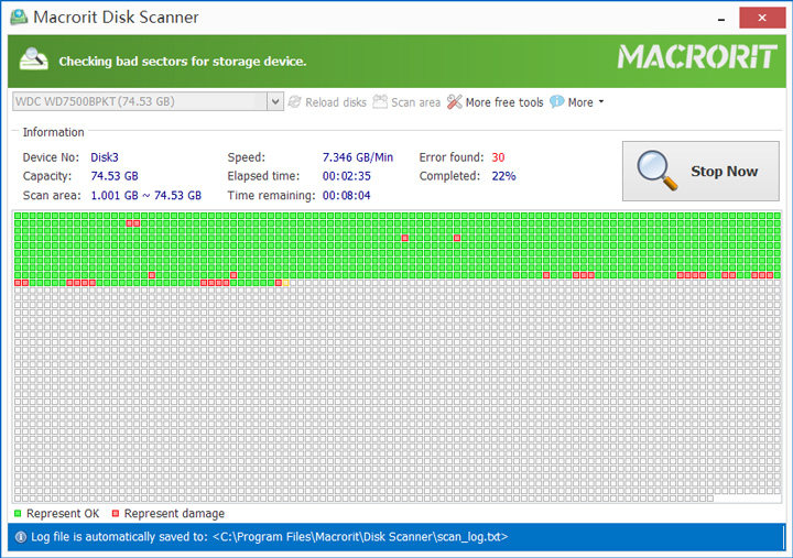 Download Macrorit Disk Scanner full crack untuk disk diagnostics dan repair