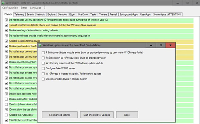 Download W10Privacy Full Version v5.1.0 (PC)