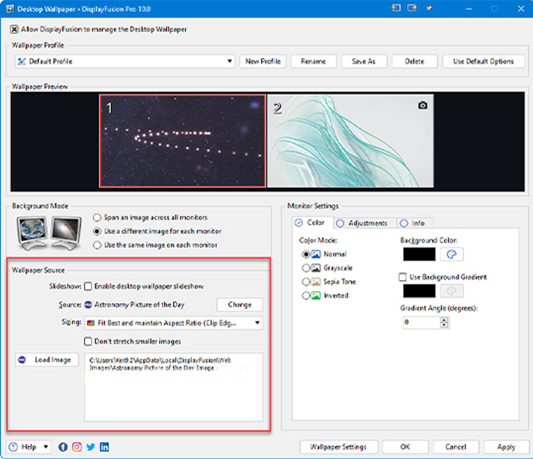 Download DisplayFusion Pro Full Version