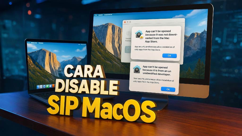 Cara Disable System Integrity Protection Macos Sip