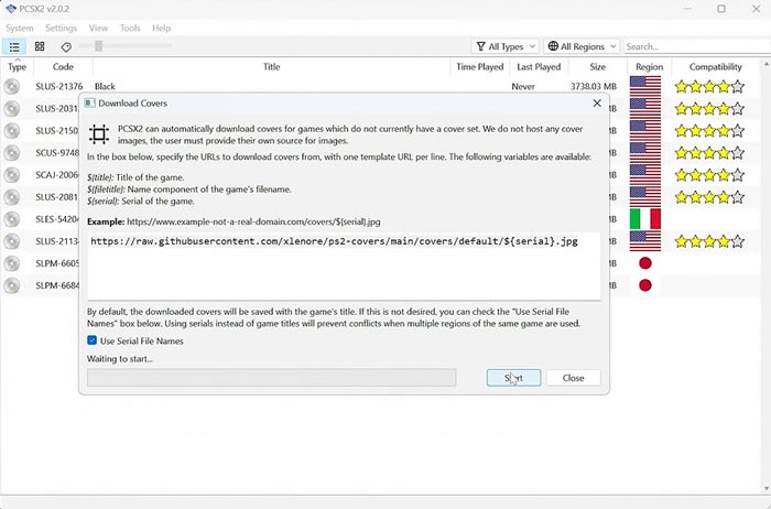 Mengatur cover game di PCSX2 Cara mengatur cover game di PCSX2 agar tampilan lebih menarik