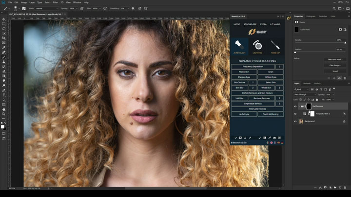 Beautify Retouch Panel Plugin Photoshop Free Download