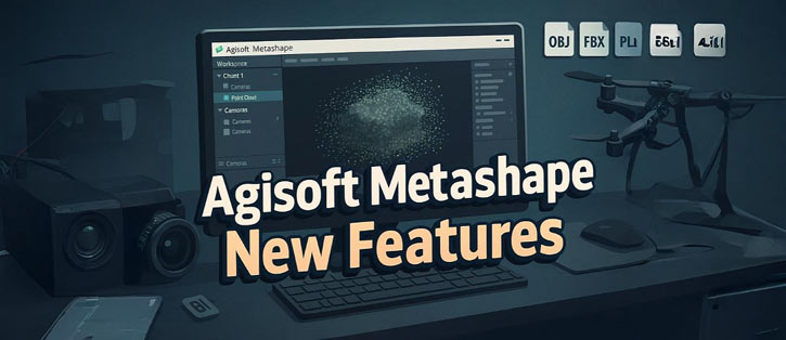 Agisoft Metashape Pro for 3D Scan and Photogrammetry latest features