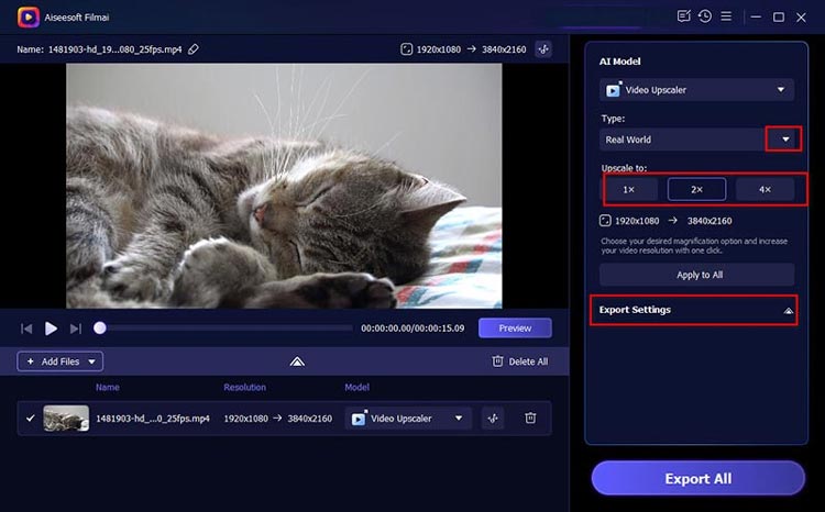 Aiseesoft Filmai Full Crack for AI Video Enhancement
