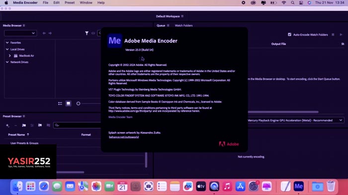 Download Adobe Media Encoder 2025 Mac Full Version for macOS