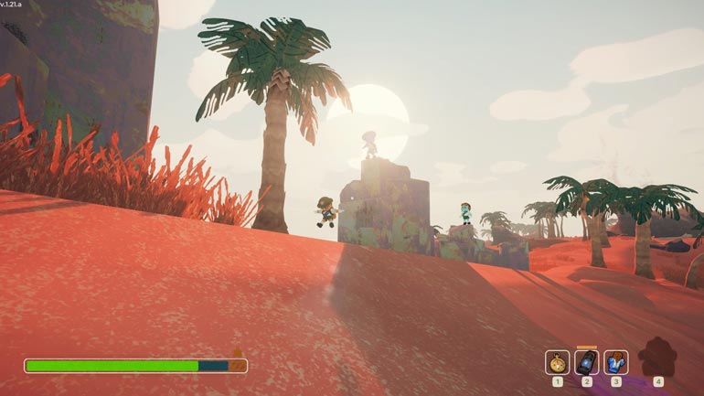 Peak game PC multiplayer online terbaik, empat pemain mendaki gunung dengan medan ekstrem.