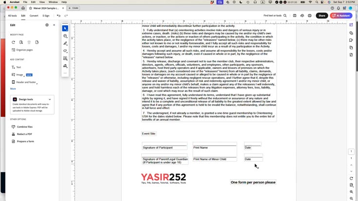 Download Adobe Acrobat Pro DC 2025 MacOS Full Crack Latest Version