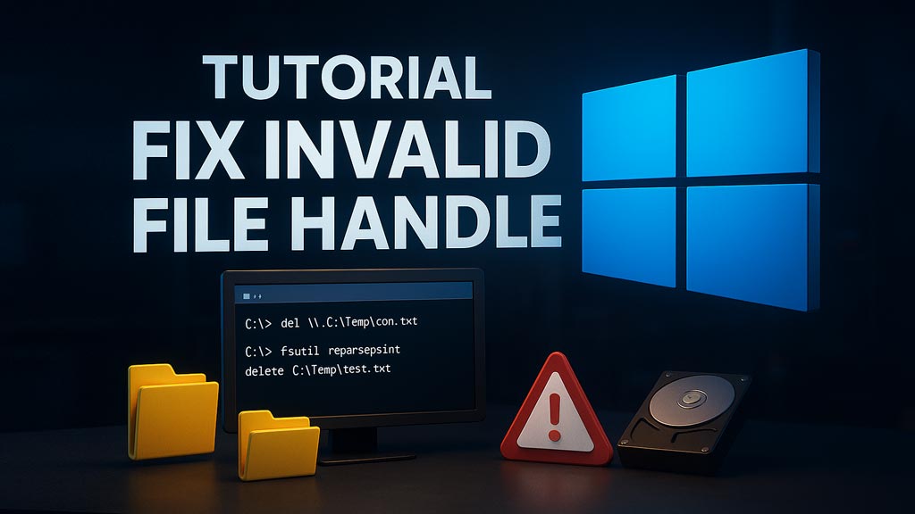 Tutorial Fix Invalid File Handle Windows Error