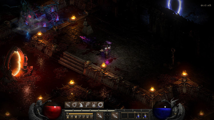 Diablo II Resurrected Infernal Gameplay Warlock Class