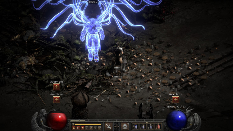 Diablo II Resurrected Infernal Boss Fight