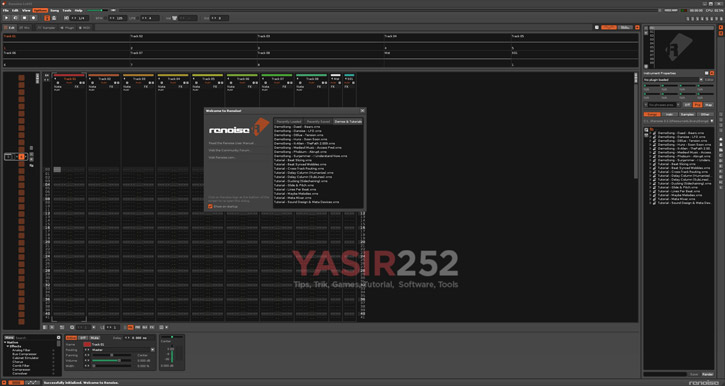 Fitur Baru dan Terbaik Renoise 3.2.1 Full Crack