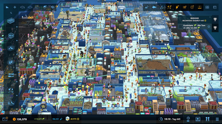Megaquarium PC Game Download Full Crack tampilan setelah main 100 jam