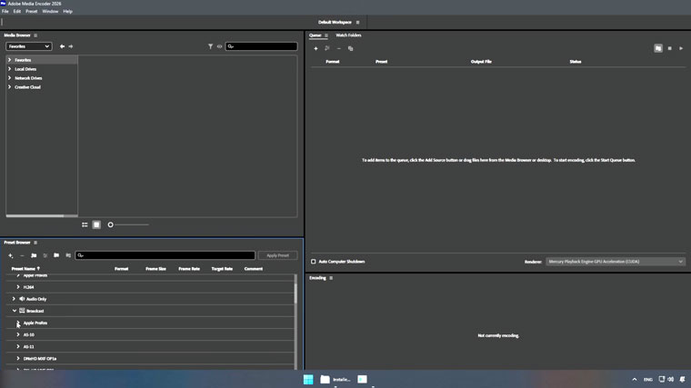 Adobe Media Encoder 2026 Full Crack Free Download Windows