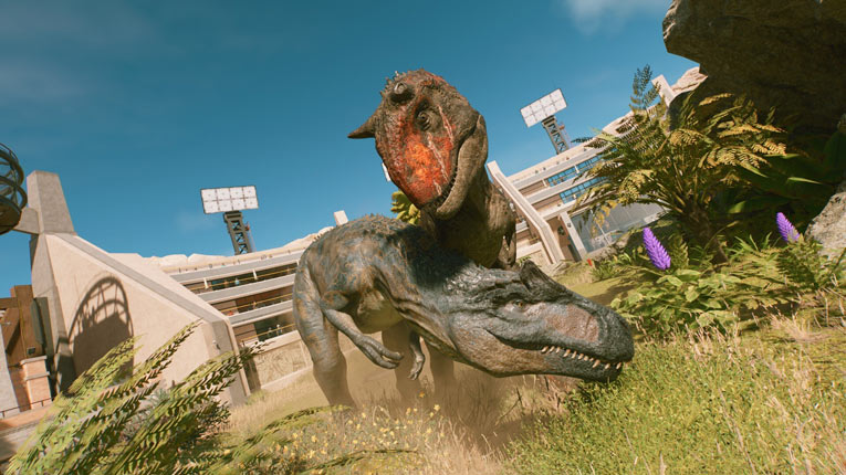Jurassic World Evolution 3 link download dan gameplay di kandang t-rex