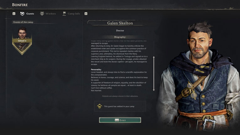 Windrose Full Crack Pirate Game settlement and camp UI view