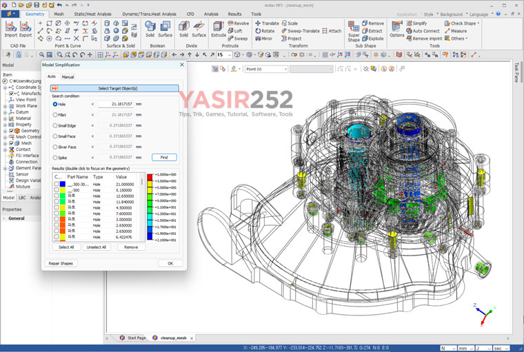 Midas NFX Full Version UI structural analysis
