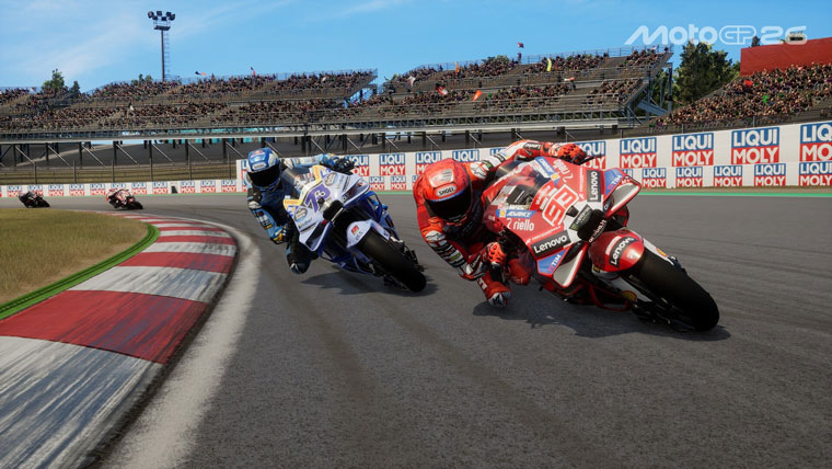 Motogp 26 PC Game Full Version tikungan tajam dan menyalip lawan