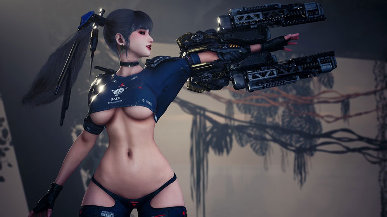 Stellar Blade PC Full Crack karakter pegang senjata raksasa