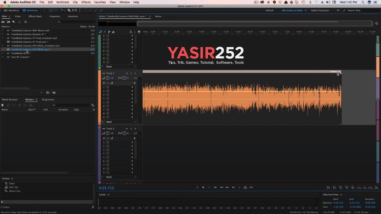 Adobe Audition 2026 Full Version untuk editing audio profesional dengan Spectral Display dan Multi-track