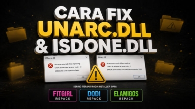 Cara Fix Unarc.dll dan ISDone.dll Error Saat Install Game Repack