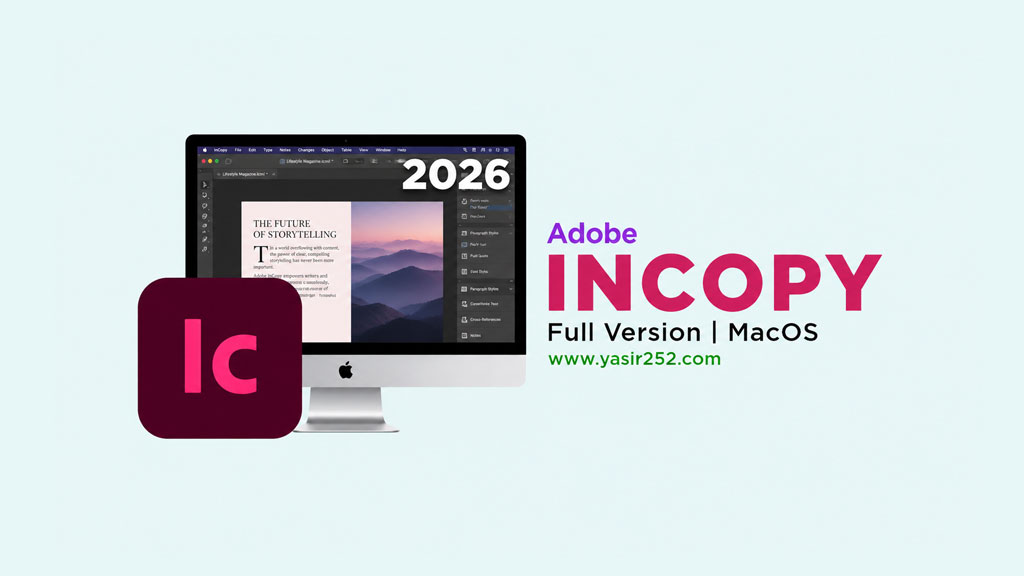 Adobe Incopy 2026 MacOS Full Version